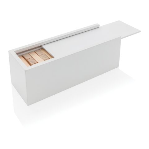 Stapelspel i FSC® trä vit | Inget reklamtryck | Inte tillgängligt | Inte tillgängligt