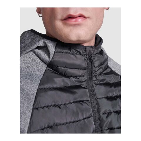 Minsk unisex isolerad hybridjacka Standard | Svart-Svartmelerad | roly-L | Inget reklamtryck | Inte tillgängligt | Inte tillgängligt