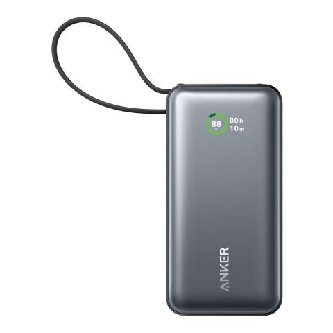 Anker Nano powerbank 30W, inbyggd USB-C kabel svart