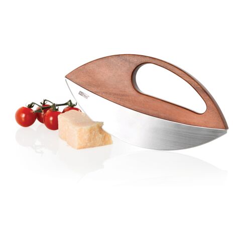 AdHoc Wave universalkniv och pizzaskärare brun | Inget reklamtryck