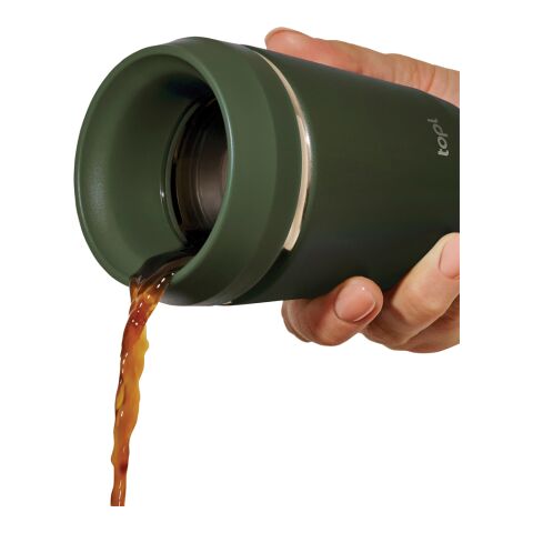 Topl To Go-glas i återvunnet stål Patenterat 360-lock 235 ml grön | Inget reklamtryck | Inte tillgängligt | Inte tillgängligt