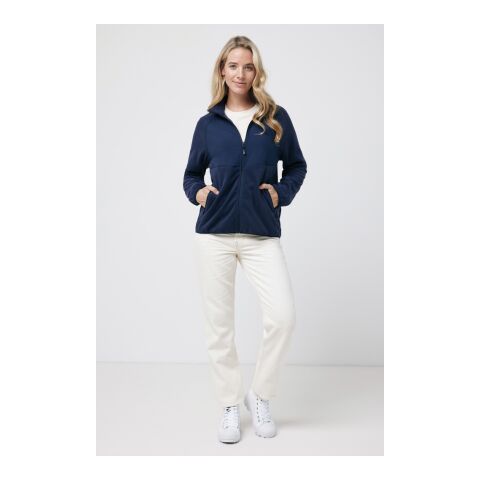 Iqoniq Talung microfleece med zipper i återvunnen polyester marinblå | M | Inget reklamtryck | Inte tillgängligt | Inte tillgängligt | Inte tillgängligt