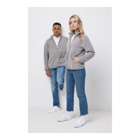 Iqoniq Talung microfleece med zipper i återvunnen polyester grå | XXL | Inget reklamtryck | Inte tillgängligt | Inte tillgängligt | Inte tillgängligt