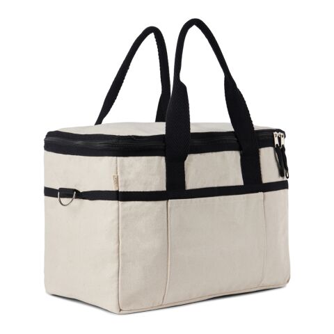 VINGA Volonne AWARE™ återvunnen canvas kylväska off white-svart | Inget reklamtryck | Inte tillgängligt | Inte tillgängligt | Inte tillgängligt