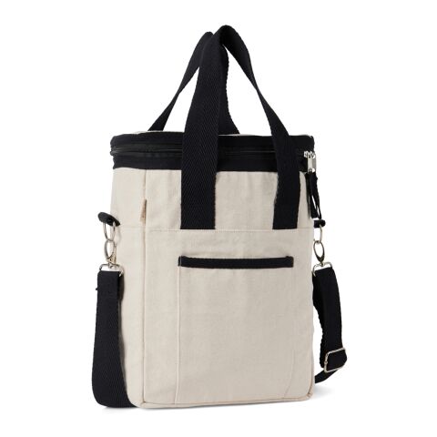 VINGA Volonne AWARE™ återvunnen canvas kyl totebag off white-svart | Inget reklamtryck | Inte tillgängligt | Inte tillgängligt