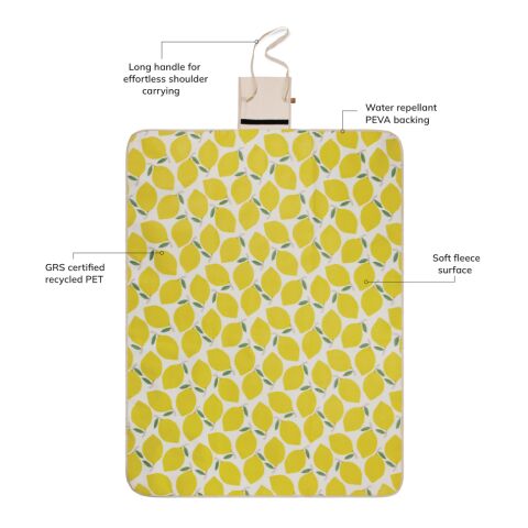 VINGA Arwe GRS picknickpläd gul | Inget reklamtryck | Inte tillgängligt | Inte tillgängligt | Inte tillgängligt