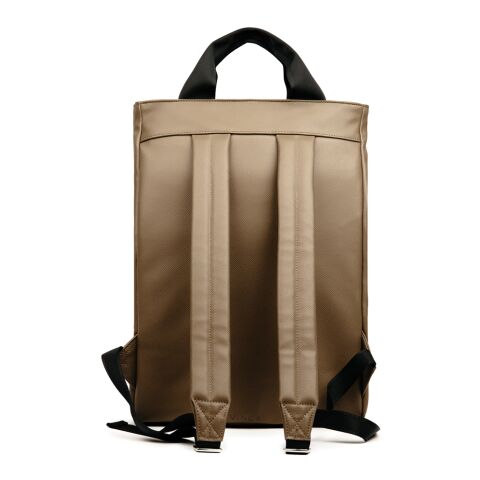 VINGA Bermond RCS återvunnet PU ryggsäck brun | Inget reklamtryck | Inte tillgängligt | Inte tillgängligt