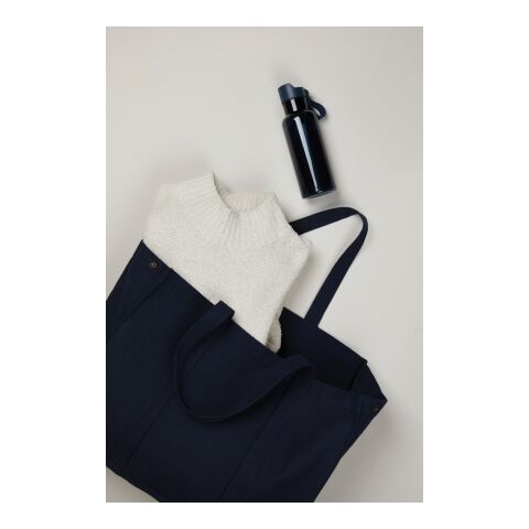 VINGA Hilo AWARE™ återvunnen canvas maxi tote bag marinblå | Inget reklamtryck | Inte tillgängligt | Inte tillgängligt | Inte tillgängligt