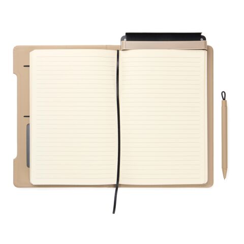 VINGA Baltimore RCS 4-in-1 Refillable Notebook greige | Inget reklamtryck | Inte tillgängligt | Inte tillgängligt