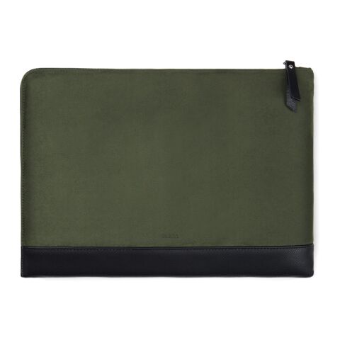 "VINGA Marlow RCS återvunnen polyester 14"" laptopfodral" grön-svart | Inget reklamtryck | Inte tillgängligt | Inte tillgängligt