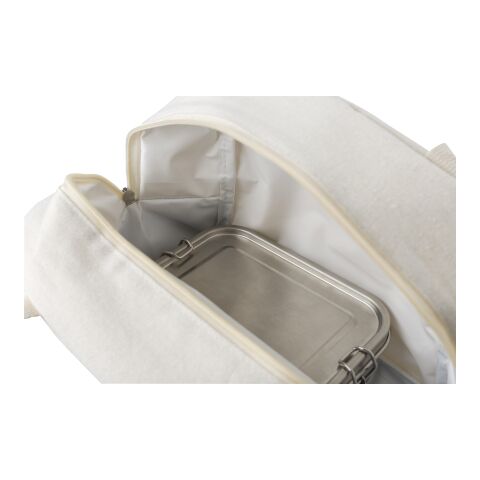 Kylväska i bomull (280 gr/m²) Alex azul/beige | Inget reklamtryck | Inte tillgängligt | Inte tillgängligt