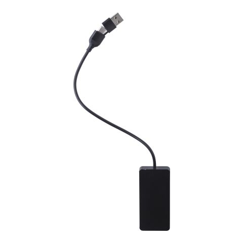 USB-hubb i aluminium Layton Svart | Inget reklamtryck | Inte tillgängligt | Inte tillgängligt
