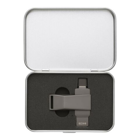 USB-minne 3.0 i zink Dorian Silver | Inget reklamtryck | Inte tillgängligt | Inte tillgängligt