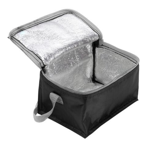 Kylväska för 6 burkar (33 cl) i polyester (420D) Svart | Inget reklamtryck | Inte tillgängligt | Inte tillgängligt