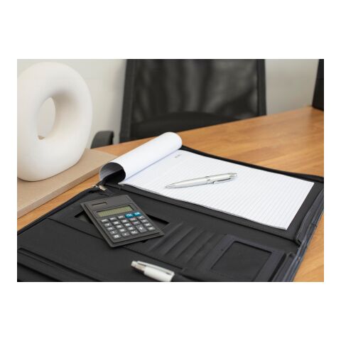 Konferensmapp A4 med dragkedja Svart | Inget reklamtryck | Inte tillgängligt | Inte tillgängligt