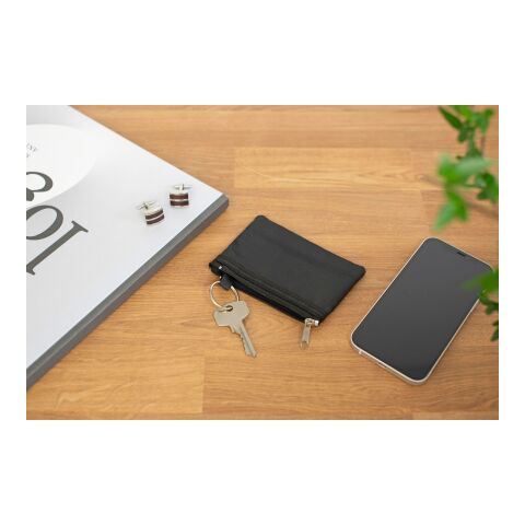 Nyckelväska i nylon Svart | Inget reklamtryck | Inte tillgängligt | Inte tillgängligt