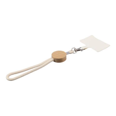 Cotton (D16) phone wristband Maxim beige | Inget reklamtryck | Inte tillgängligt | Inte tillgängligt