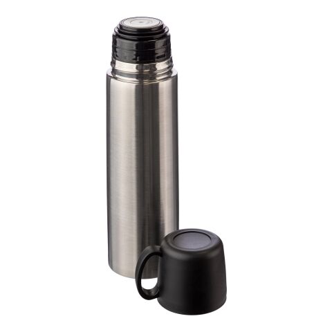 Stainless steel double-walled flask Jan Silver | Inget reklamtryck | Inte tillgängligt | Inte tillgängligt