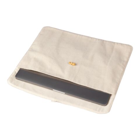 Cotton (220 gr/m2) laptop pouch Dirk beige | Inget reklamtryck | Inte tillgängligt | Inte tillgängligt