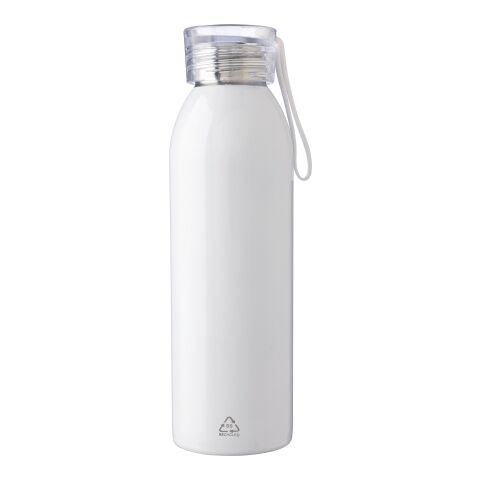 Stainless steel single-walled drinking bottle 650 ml Cindy Vit | Inget reklamtryck | Inte tillgängligt | Inte tillgängligt