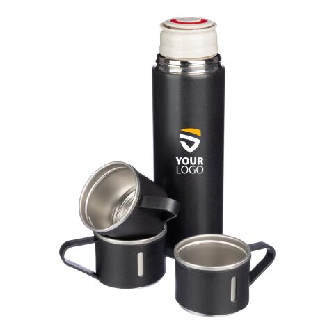 Stainless steel double walled bottle set (420 ml) Herbert Svart | Inget reklamtryck | Inte tillgängligt | Inte tillgängligt