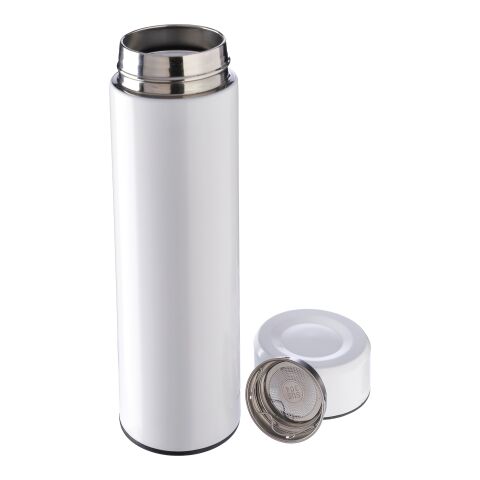 Stainless steel double-walled flask 425 ml Mary Silver | Inget reklamtryck | Inte tillgängligt | Inte tillgängligt