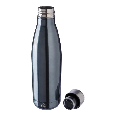 Recycled stainless steel double-walled flask 500 ml Clifford grå | Inget reklamtryck | Inte tillgängligt | Inte tillgängligt