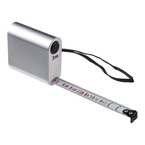 Aluminium tape measure Frances Silver | Inget reklamtryck | Inte tillgängligt | Inte tillgängligt