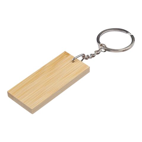 Bamboo keychain Geoffrey Svart | Inget reklamtryck | Inte tillgängligt | Inte tillgängligt