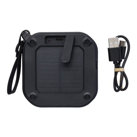 Recycled ABS outdoor speaker Lois Svart | Inget reklamtryck | Inte tillgängligt | Inte tillgängligt