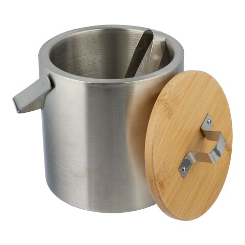 Double walled stainless steel ice bucket Fenwick Silver | Inget reklamtryck | Inte tillgängligt | Inte tillgängligt