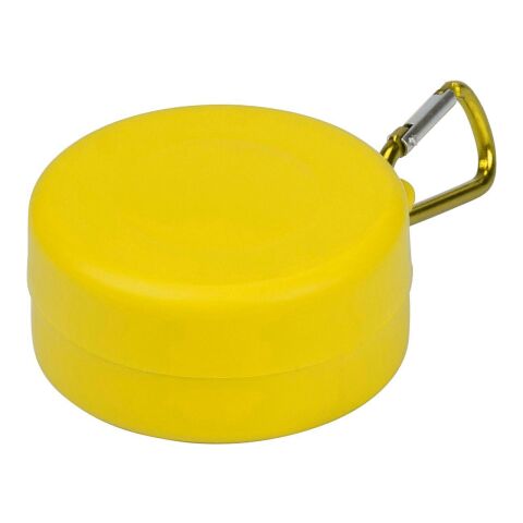 Mugg på burk med karbinhake (220 ml) Gul | Inget reklamtryck | Inte tillgängligt | Inte tillgängligt