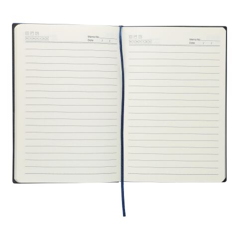 Recycled PU notebook (A5) Elian Blå | Inget reklamtryck | Inte tillgängligt | Inte tillgängligt