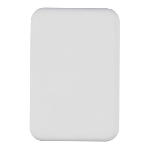 Recycled ABS wireless charger powerbank Miren Svart | Inget reklamtryck