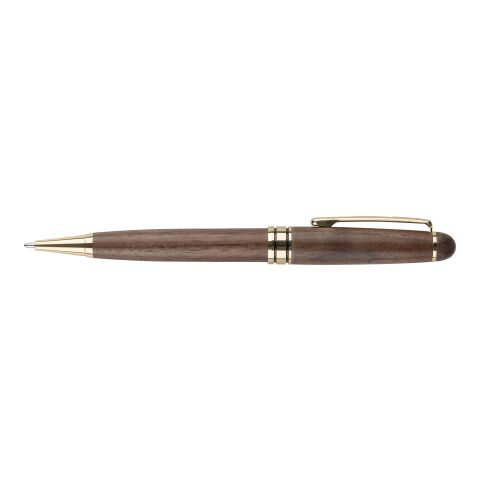 Walnut wooden twist ballpen Noa Brun | Inget reklamtryck
