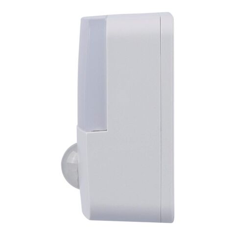 Recycled ABS rechargeable sensor light Ari Vit | Inget reklamtryck