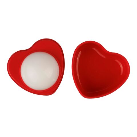 PP heart-shaped lip balm jar Ilja Röd | Inget reklamtryck | Inte tillgängligt | Inte tillgängligt