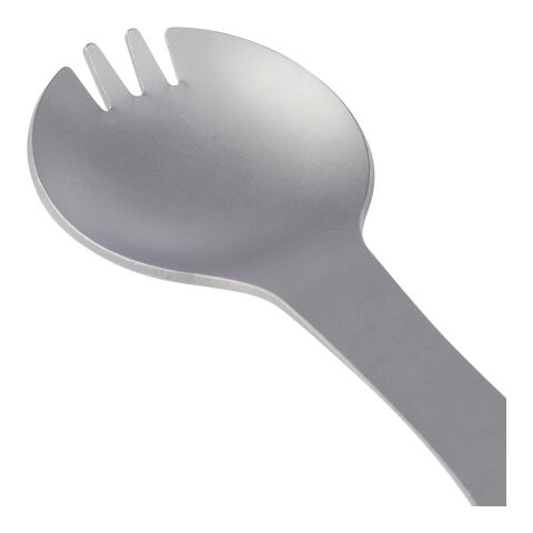 Stainless steel spork Noe Silver | Inget reklamtryck