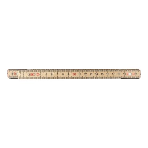 Birchwood foldable ruler Ezio Brun | Inget reklamtryck | Inte tillgängligt | Inte tillgängligt