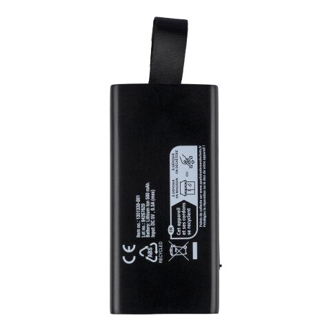 Recycled ABS portable speaker Malina Svart | Inget reklamtryck