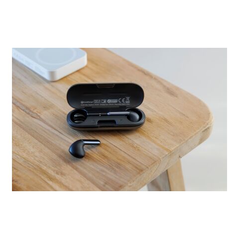 Brandcharger wireless earbuds Aria grå | Inget reklamtryck | Inte tillgängligt | Inte tillgängligt