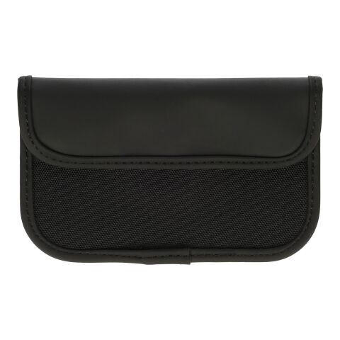 Recycled key and card pouch Ripple Svart | Inget reklamtryck | Inte tillgängligt | Inte tillgängligt