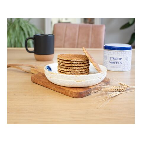 Åtta traditionella holländska waffels färgglad