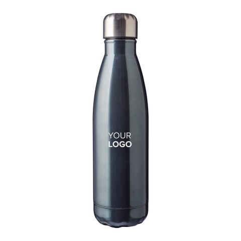 Recycled stainless steel single-walled flask 650 ml Cliff Svart