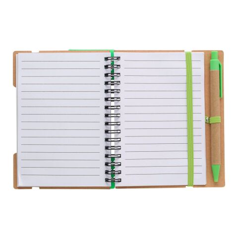 Recycled paper notebook Angela Ljusgrön