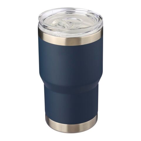 Recycled stainless steel double-walled travel mug (350 ml) Ayen Blå