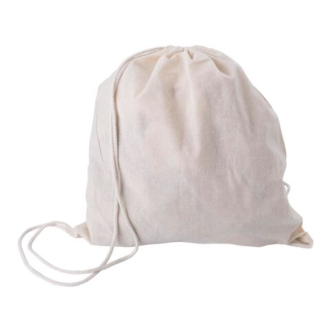 Gympapåse/Ryggsäck i bomull (120 g) beige