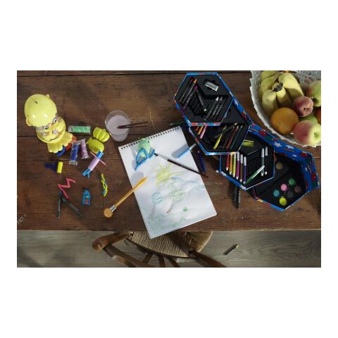 Målarlåda, 56 delar Brun | Inget reklamtryck | Inte tillgängligt | Inte tillgängligt