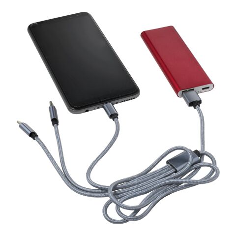 Laddningskabel i nylon Silver | Inget reklamtryck | Inte tillgängligt | Inte tillgängligt