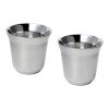 Duo uppsättning RCS-certifierade espressokoppar i rostfritt stål, 80 ml  Standard | Silver | Inget reklamtryck | Inte tillgängligt | Inte tillgängligt